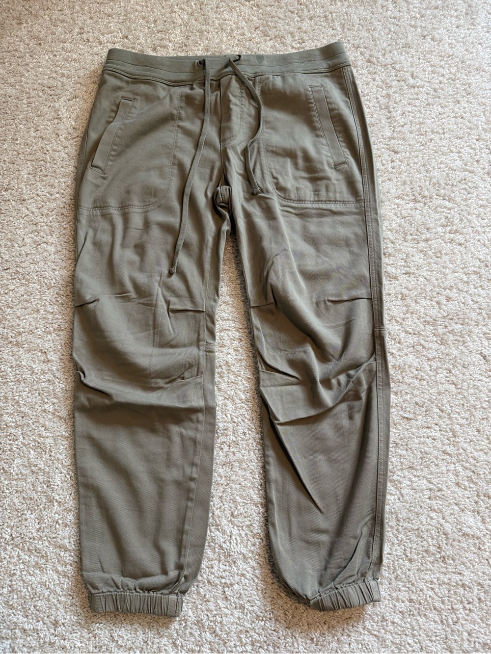 James Perse Olive Green Drawstring Jogger Pants